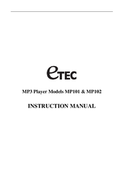 Etec MP101 Instruction Manual