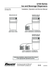 Follett U155BX Installation, Operation And Service Manual