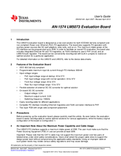Texas Instruments LM5073 User Manual