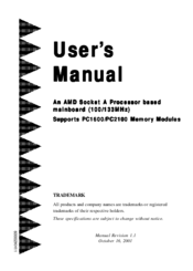 EPOX MU-8KHA+11 User Manual
