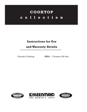 Kleenmaid CH16 Instructions For Use Manual