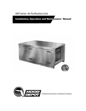 Hood Depot KAP Series Installation, Operation And Maintenance Manual