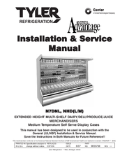 Tyler Refrigeration NHD Installation & Service Manual