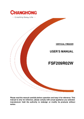 Changhong Electric FSF209R02W User Manual