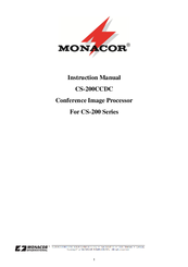 Monacor CS-200CCDC Instruction Manual
