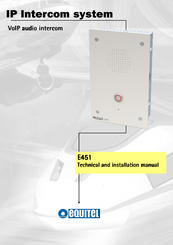 Equitel E451 Technical And Installation Manual