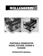 Wallenstein WDC160 Operator's Manual