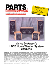 Parts Express LCD6 Assembly Manual