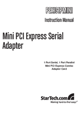 StarTech.com PEX1S1PMINI Instruction Manual