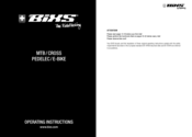 Bixs Pedelec/E-bike Operating Instructions Manual