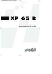 Polini XP 65 R User Manual
