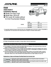 Alpine X009-RAM 9