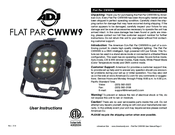 ADJ Flat Par CWWW9 User Instructions