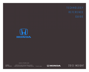 Honda 2013 INSIGHT Technology Reference Manual