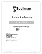 Spellman EVA SERIES Instruction Manual