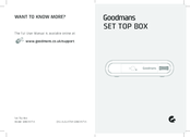 Goodmans GDB01SFV1 User Manual