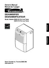 Kenmore 25870 Owner's Manual