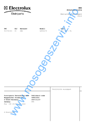 Aeg Electrolux EMW2000 Service Manual