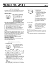 Casio 2411 Manual