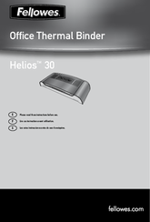 Fellowes Helios 30 Quick Start Manual