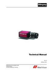 Allied Vision Technologies Stingray Technical Manual
