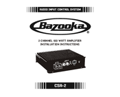 Bazooka CSA-2 Installation Instructions Manual
