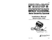 DesignTech First defence 20630 Installation Manual