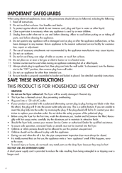 Delonghi DEEP FRYER Instructions For Use Manual