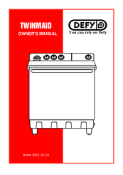 Defy TWINMAID Owner's Manual