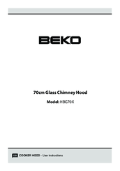 Beko HBG70X User Instructions