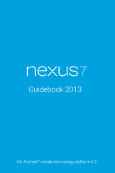 Google Nexus 7 2013 Manual Book