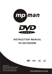MP-Man XV-DK700HDMI Instruction Manual