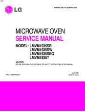 LG LMVM1935SW Service Manual