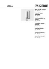 SSS Siedle Siedle HTC 811-0 Product Information