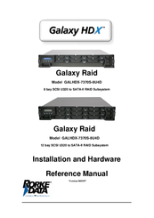Rorke Data Galaxy Raid GALHDX-7370S-8U4D Installation And Hardware Reference Manual