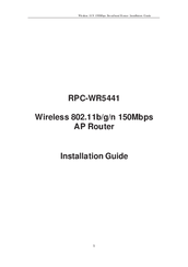 RPC RPC-WR5441 Installation Manual