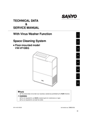 Sanyo VW-VF10BG Technical Data & Service Manual