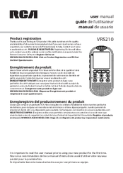 RCA VR5210 User Manual