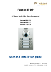 Fermax PBX EXP User And Installation Manual