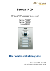 Fermax PBX EA User And Installation Manual
