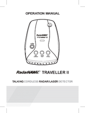 RadarHAWK RadarHAWK Traveller II Operation Manual