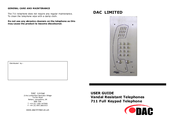 DAC Limited RA711 User Manual