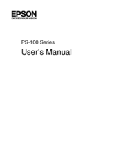 Epson PS-100 Series User Manual