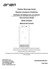 Orien FSB-15OD Use And Care Manual