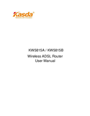 Kasda KW5815B User Manual