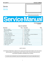 Envision L26W761 Service Manual
