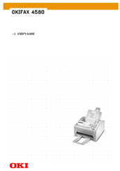 Oki Okifax 4580 User Manual