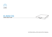 Linn KLIMAX DS Installation And Setup Manual