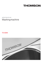 THOMSON TX 938N Instructions For Use Manual