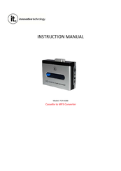 Innovative Technology ITCR-3000 Instruction Manual